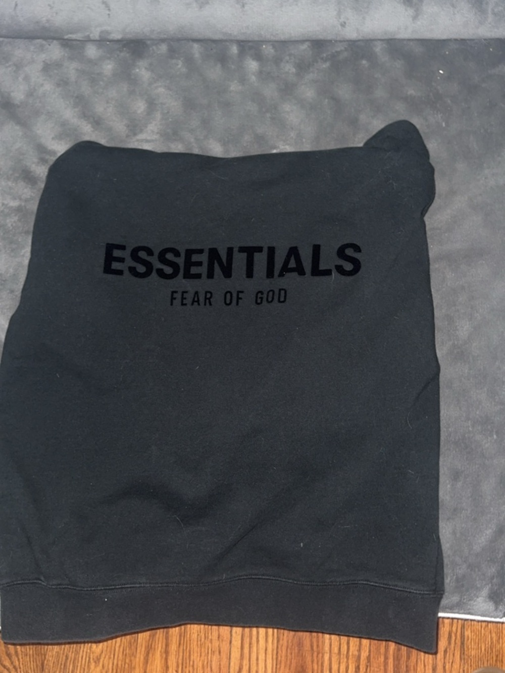 Fear of God Essentials Black Sweatshirt - ESSENTIALS
